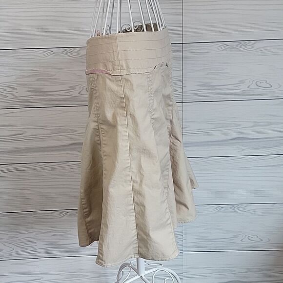 Guess khaki mini skirt in cotton Women's Size 26 - Picture 5 of 12